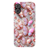Stunning Butterflies - Personalized Butterfly Full Print Phone Case