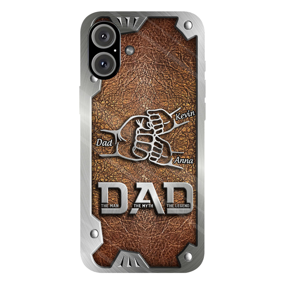 Dad The Man The Myth The Legend First Bump - Personalized Father Full Print Phone Case