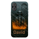The Strone One - Personalized Firefighter Full Print Phone Case