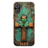 Vintage Irish Cross - Personalized Saint Patrick's Day Full Print Phone Case
