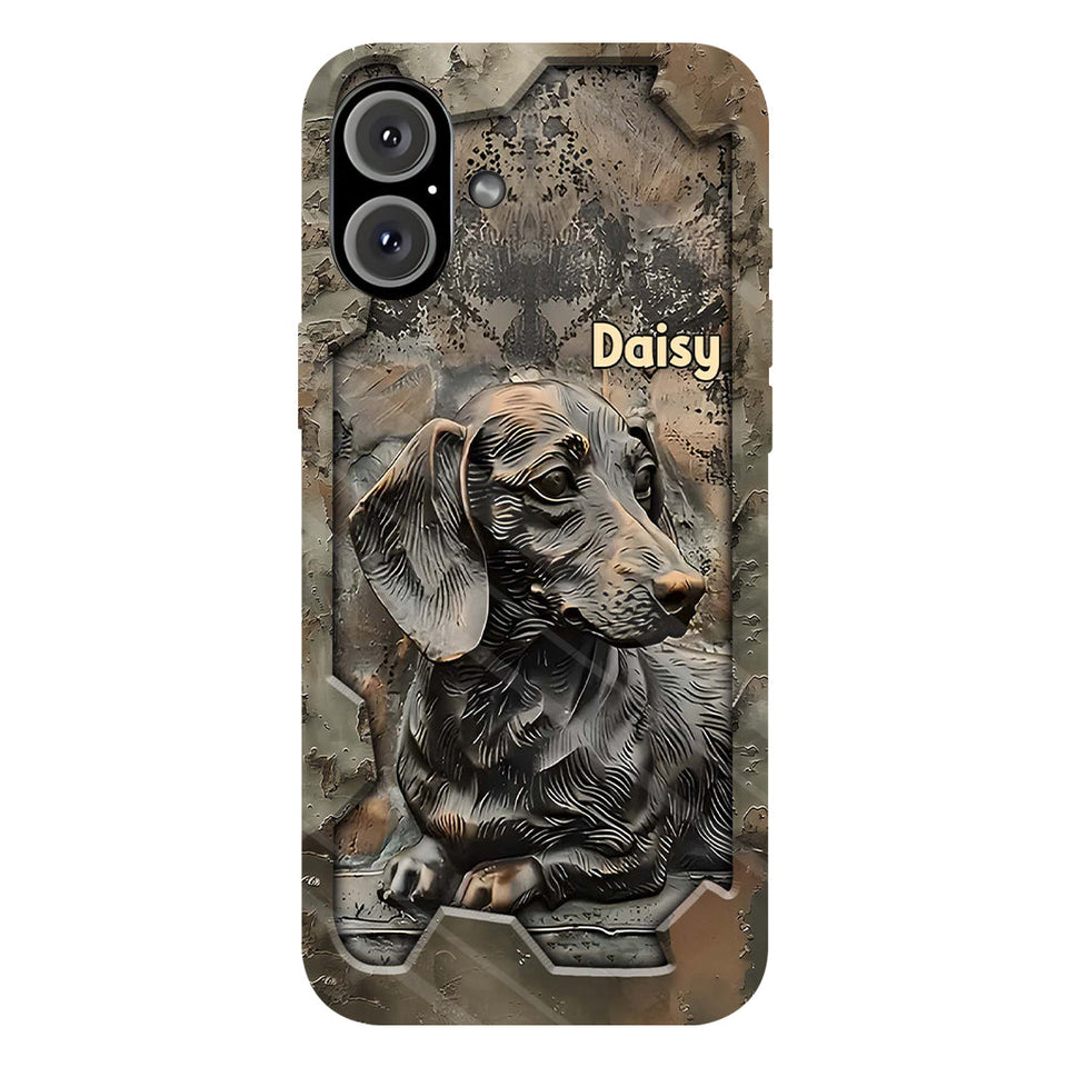 Life Is Better With My Dachshund - Personalized Dog Full Print Phone Case