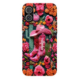 Pink Cowgirl - Personalized Country Girl Full Print Phone Case