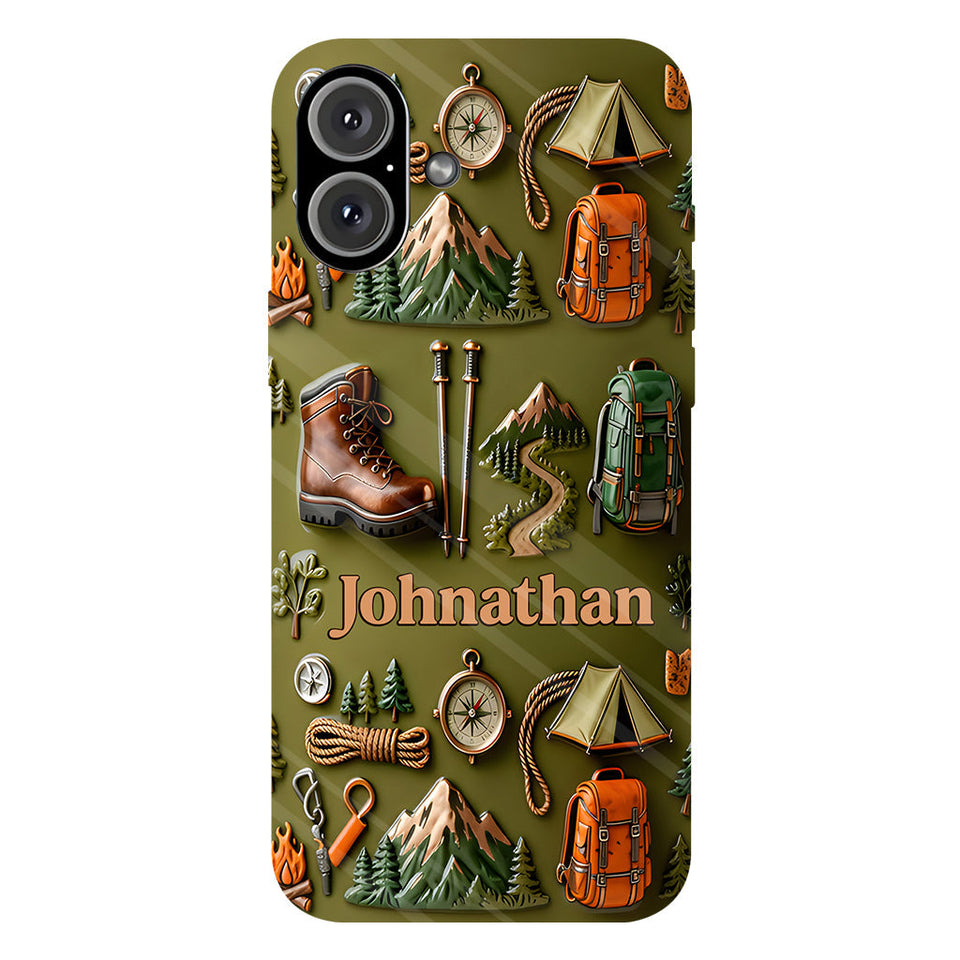 Hiking Makes Me Happy - Personalized Hiking Full Print Phone Case