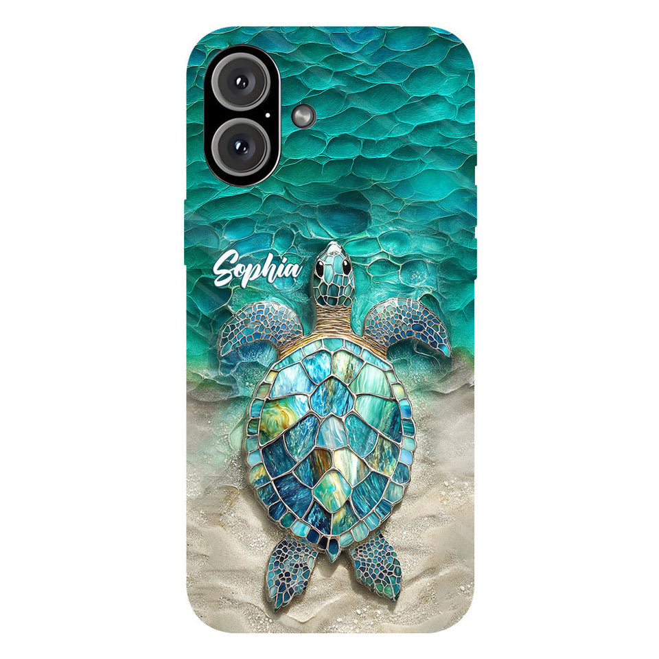 Sea Turtle Lovers - Personalized Turtle Full Print Phone Case
