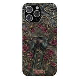 Beautiful Witch And Roses - Personalized Witch Full Print Phone Case