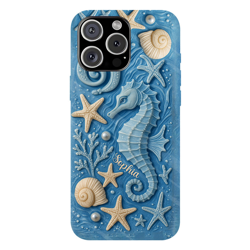 Just A Girl Who Loves Ocean - Personalized Sea Lover Full Print Phone Case