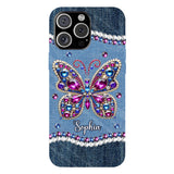 Beautiful Butterly - Personalized Butterfly Full Print Phone Case