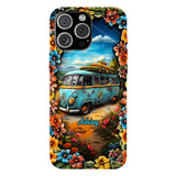 Hippie Van - Personalized Hippie Full Print Phone Case