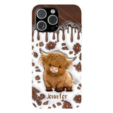 Just A Girl Who Loves Highland Cow - Personalized Full Print Phone Case