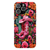 Pink Cowgirl - Personalized Country Girl Full Print Phone Case