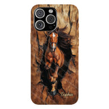 Horse Lovers - Personalized Horse Full Print Phone Case