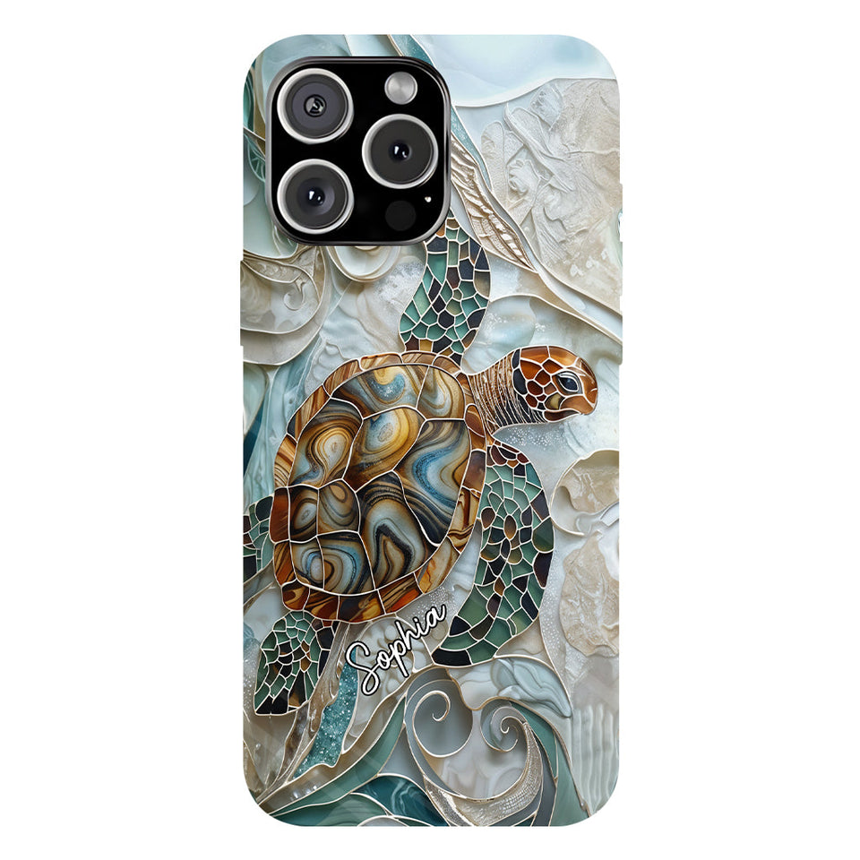 Love Turtles - Personalized Turtle Full Print Phone Case