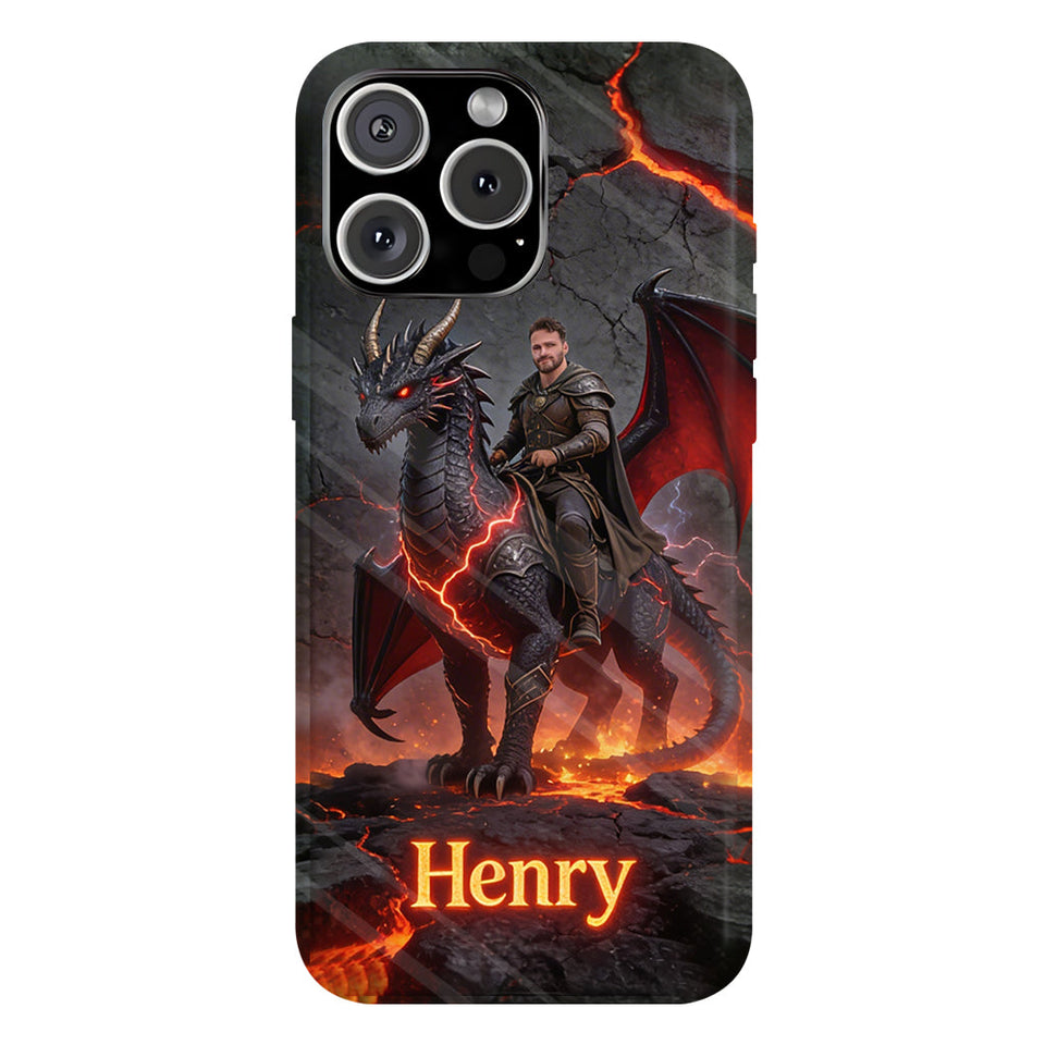 Flying With The Dragon - Personalized Dragon Full Print Phone Case