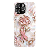 Faith Hope Love - Personalized Breast Cancer Awareness Full Print Phone Case & Phone Grip