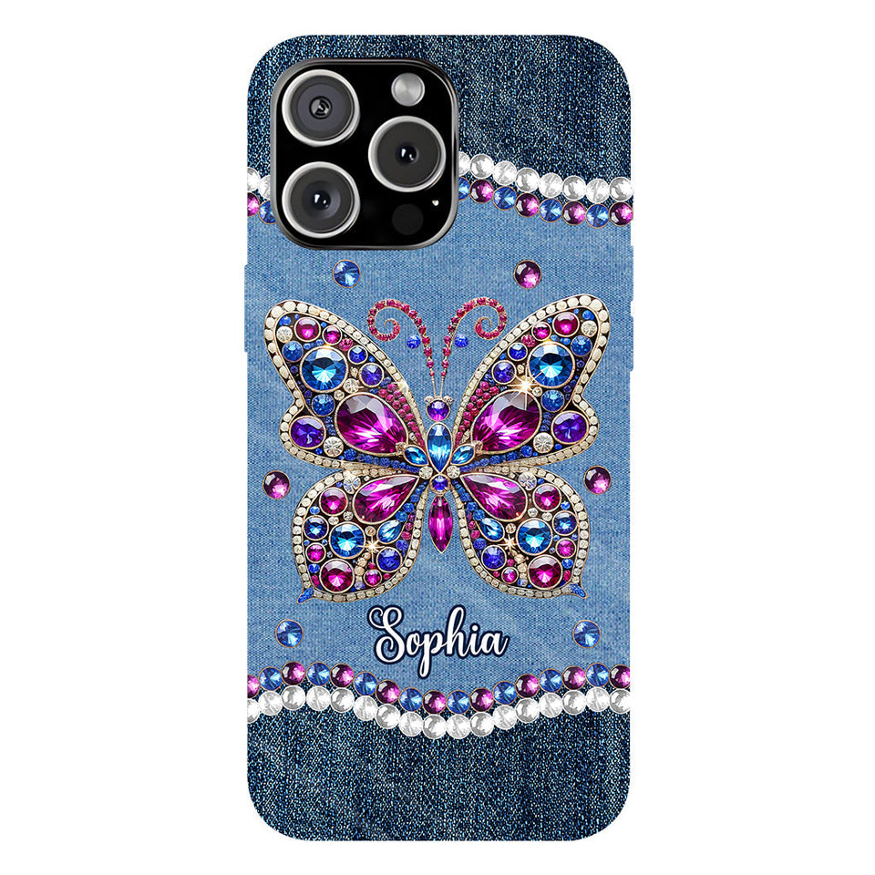 Beautiful Butterly - Personalized Butterfly Full Print Phone Case