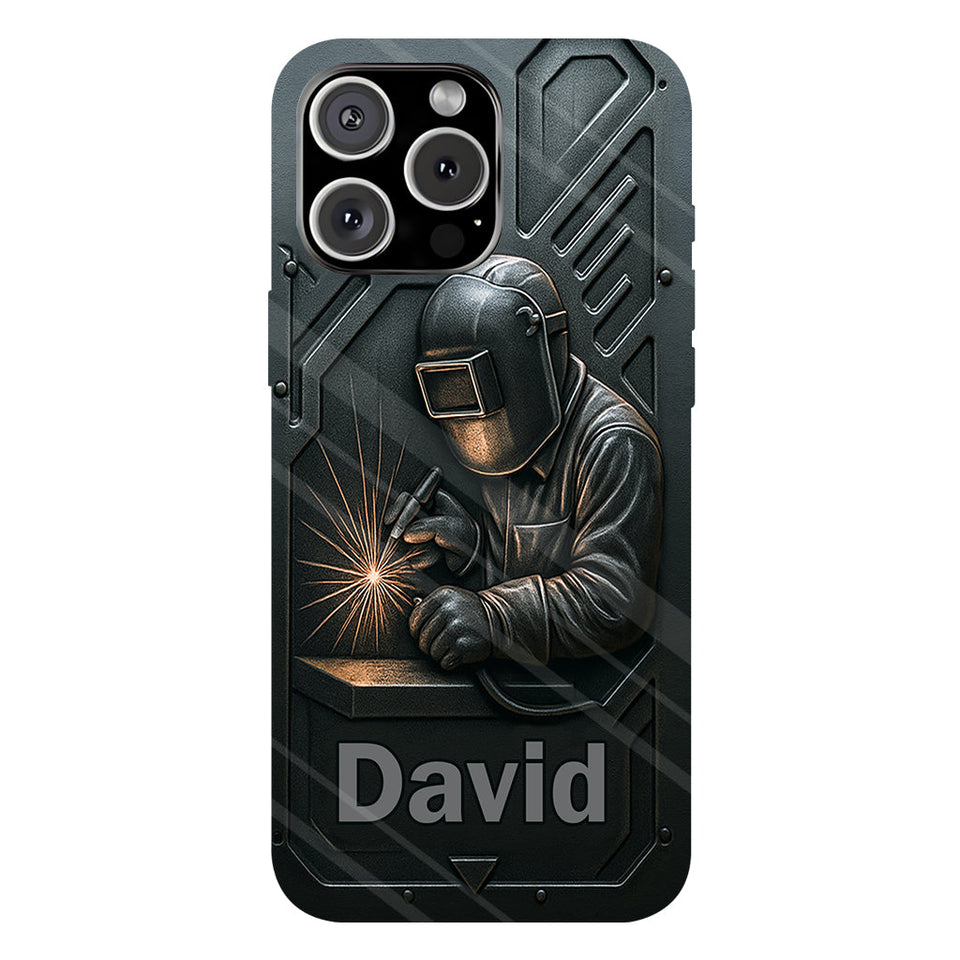Cool Welder Men - Personalized Welder Full Print Phone Case