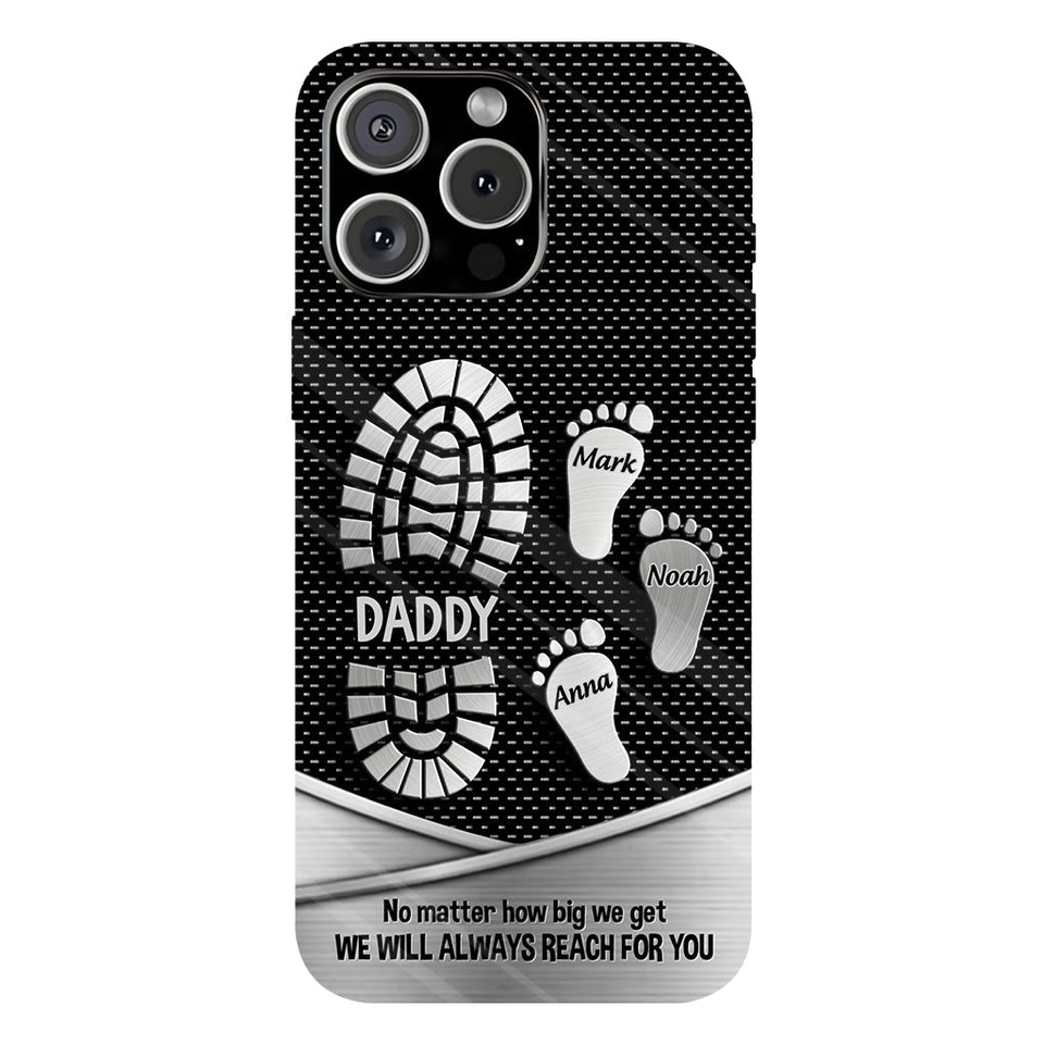 Your Footsteps Led Our Way - Personalized Father Full Print Phone Case