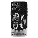 Your Footsteps Led Our Way - Personalized Father Full Print Phone Case