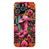 Pink Cowgirl - Personalized Country Girl Full Print Phone Case