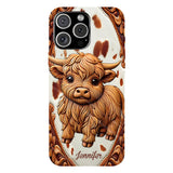 Love Highland Cows - Personalized Full Print Phone Case