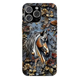Stunning Horse - Personalized Horse Full Print Phone Case