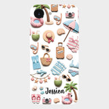 Beach Lovin' Girl - Personalized Sea Lover Full Print Phone Case