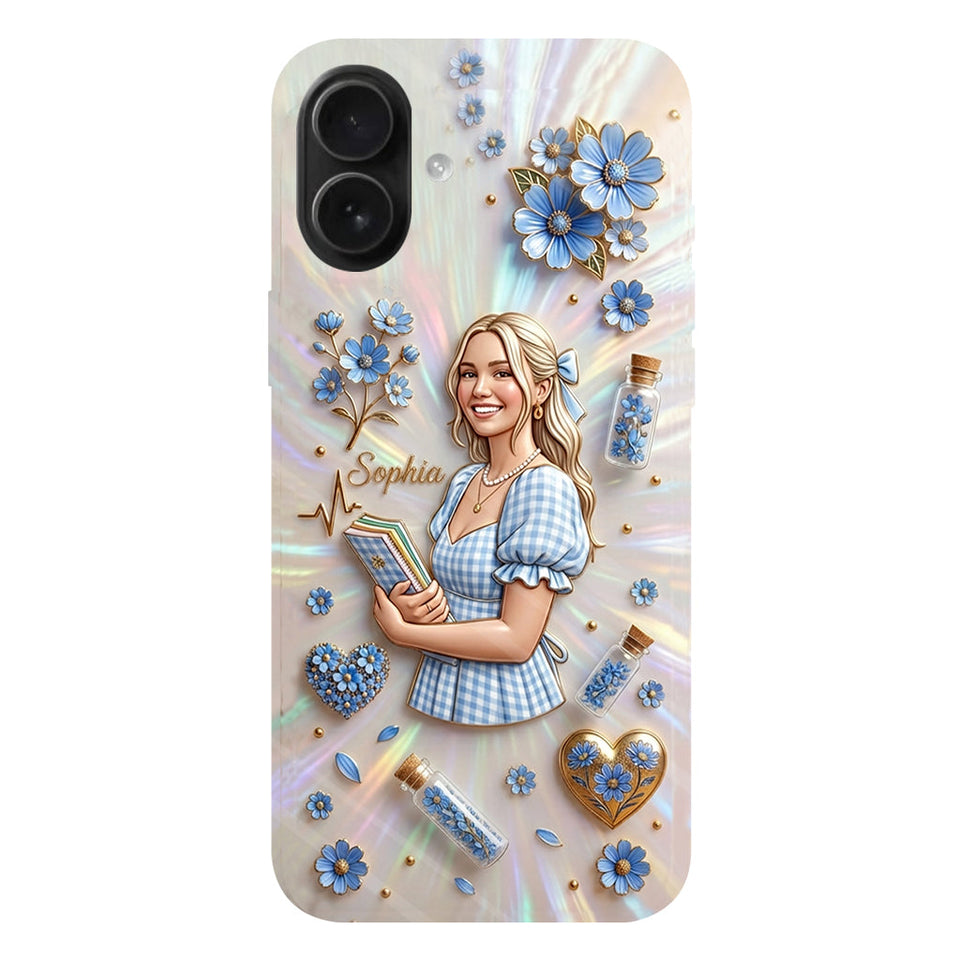 Floral Aesthetic - Personalized Flower Lover Full Print Phone Case