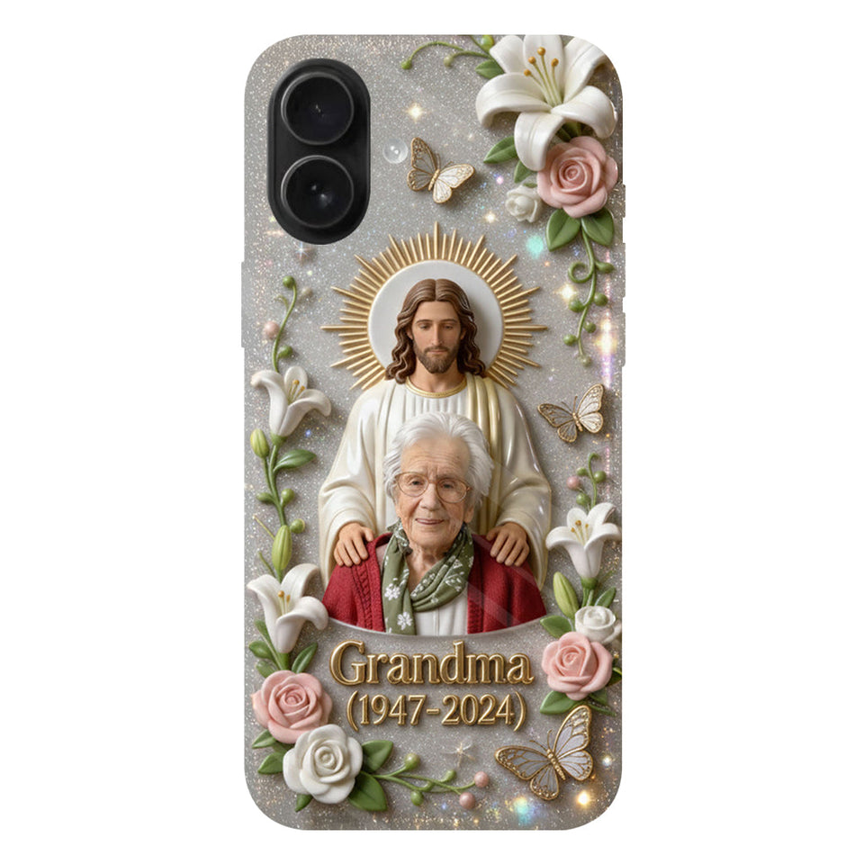 Memorial Gift for Lost of Loved One, Faith in God - Personalized Memorial Full Print Phone Case