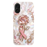 Faith Hope Love - Personalized Breast Cancer Awareness Full Print Phone Case & Phone Grip